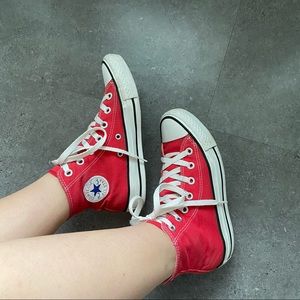 Red High Top Converse!